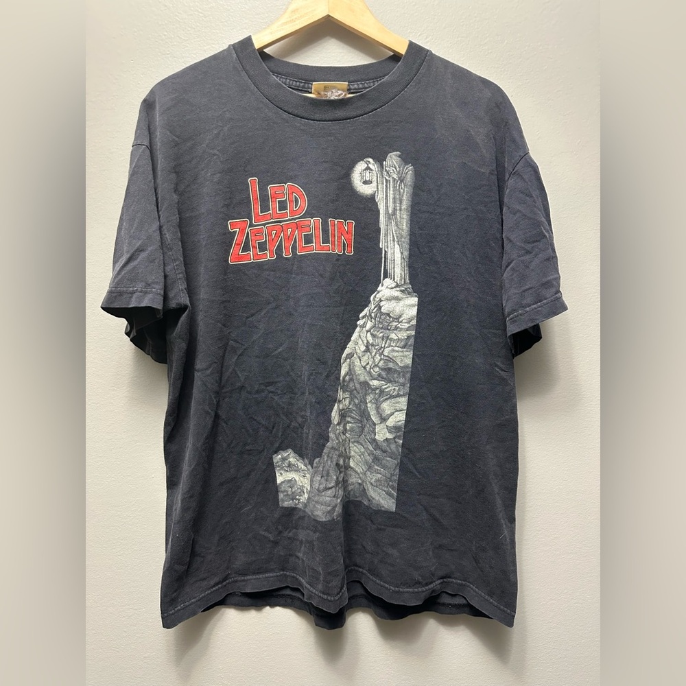 Vintage WINTERLAND 1999 Copyright Stairway to Heaven Black tshirt